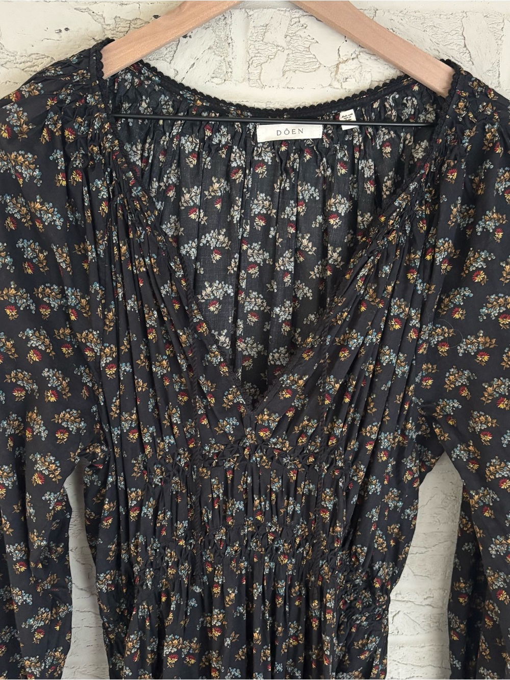 Doen Delphina Dress Delphinium Floral XL - Picture 3 of 6